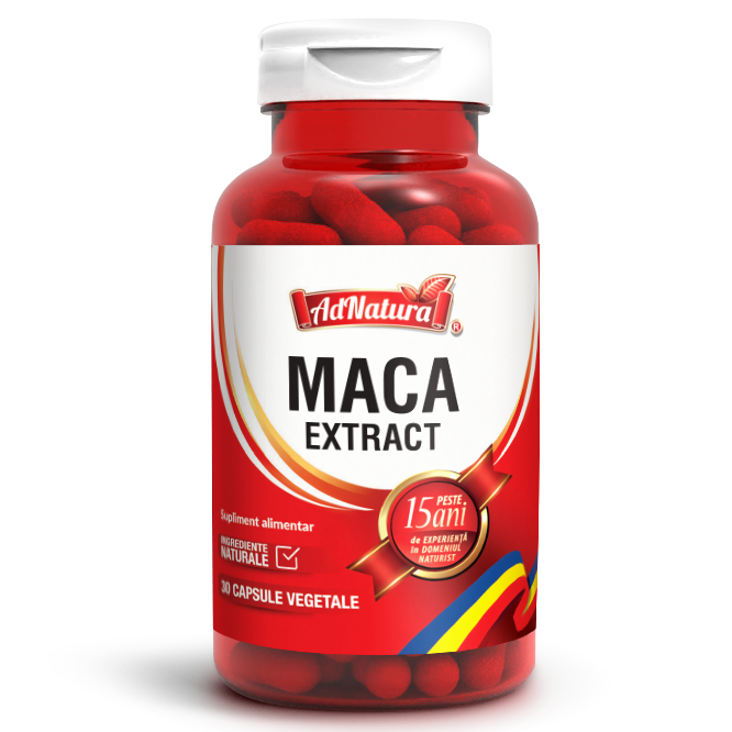 Maca extract, 30 capsule, AdNatura
