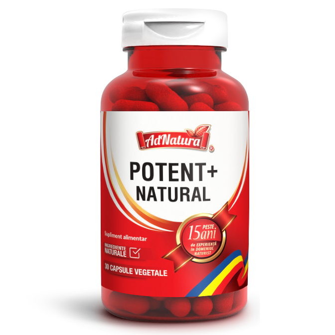 Potent + Natural, 30 capsule, AdNatura