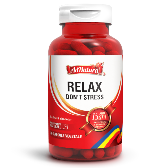 Relax Don't Stress, 30 capsule, AdNatura