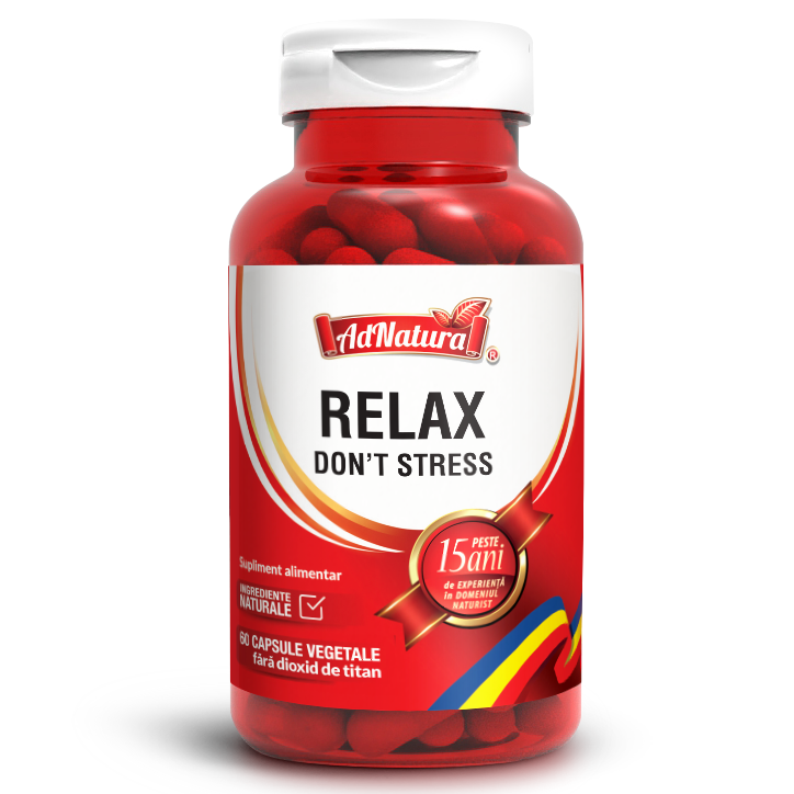 Relax Don't Stress, 60 capsule, AdNatura