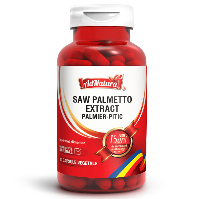Saw Palmetto extract Palmier-Pitic, 30 capsule, AdNatura