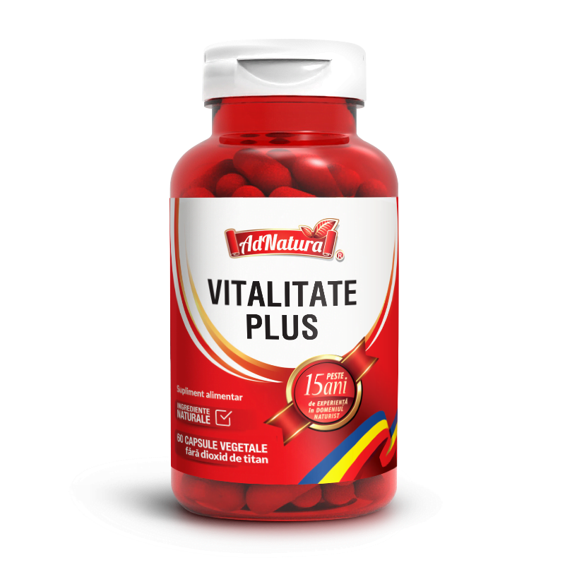 Vitalitate Plus, 60 capsule, AdNatura