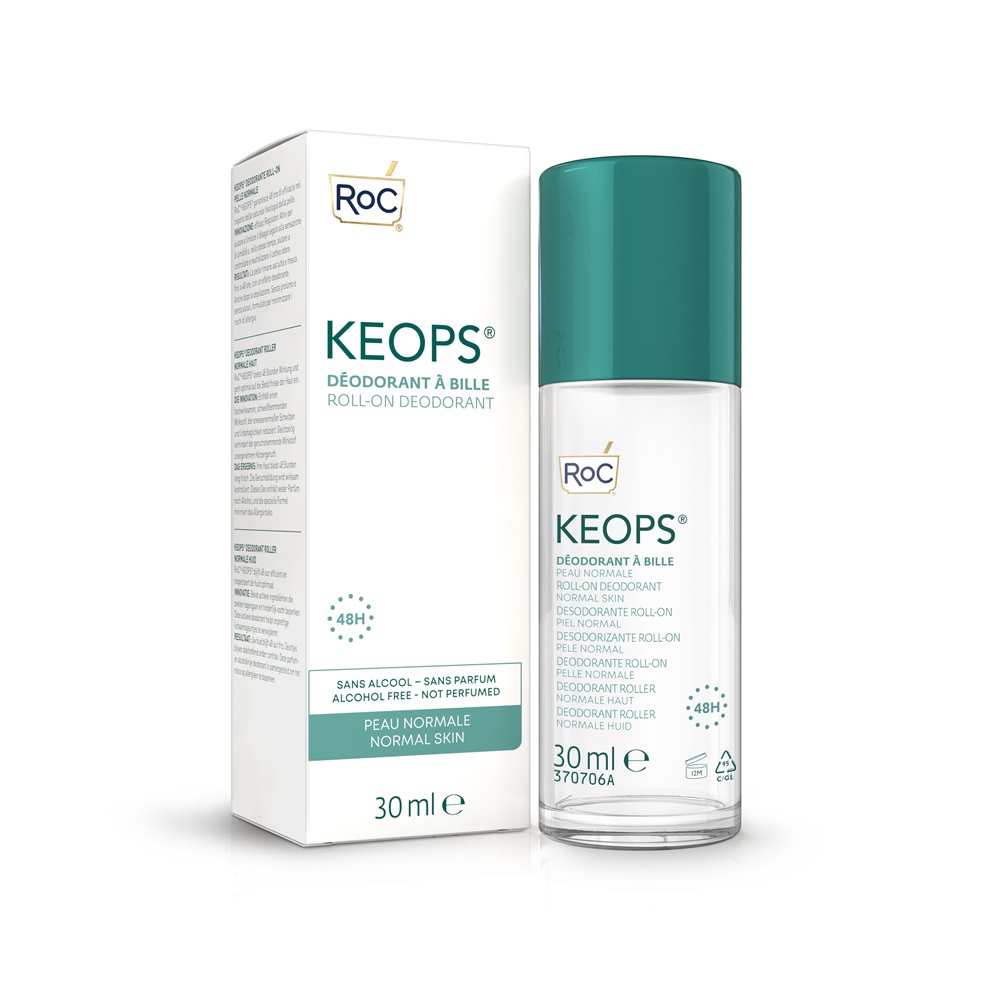 Deodorant roll-on pentru piele normala Keops, 30 ml, Roc