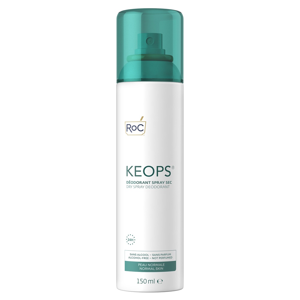 Deodorant spray uscat Keops, 150 ml, Roc