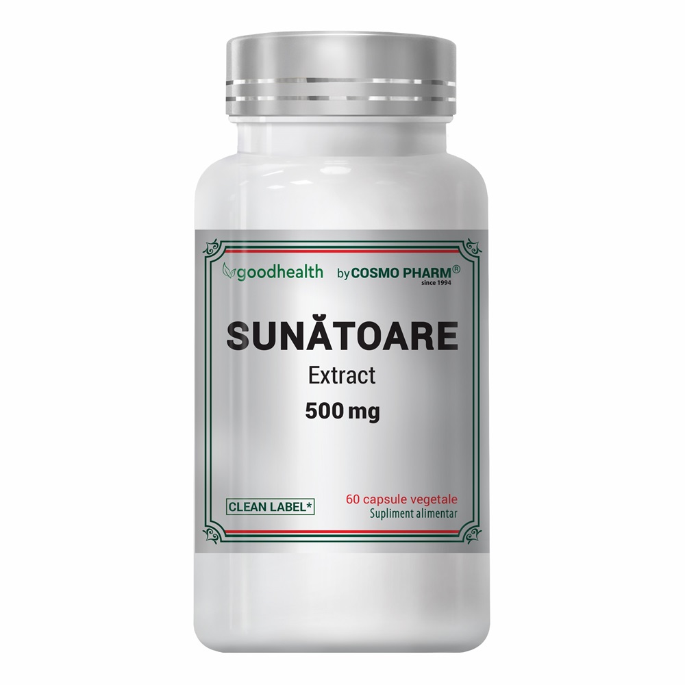 Sunatoare Extract, 500 mg, 60 capsule, Cosmo Pharm