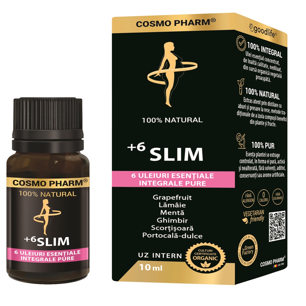 Uleiuri esentiale +6 SLIM, 10 ml, Cosmo Pharma