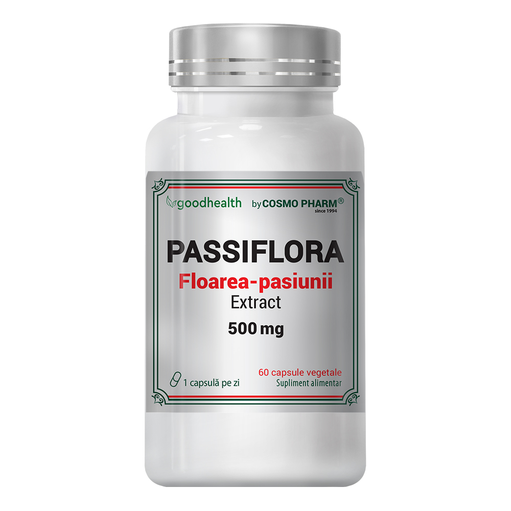 Passiflora Extract, 500 mg, 60 capsule, Cosmo Pharm