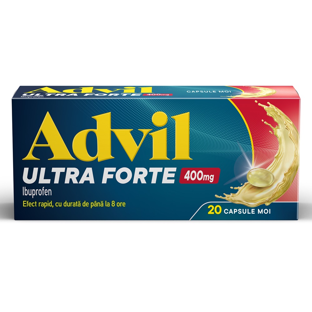 Advil Ultra Forte, 400 mg, 20 capsule moi, Gsk