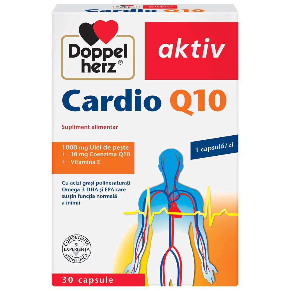 Cardio Q10 Aktiv, 30 comprimate, Doppelherz