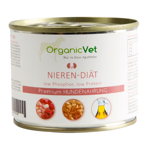 Hrana umeda pentru caini cu probleme renale Renal, 200 g, OrganicVet