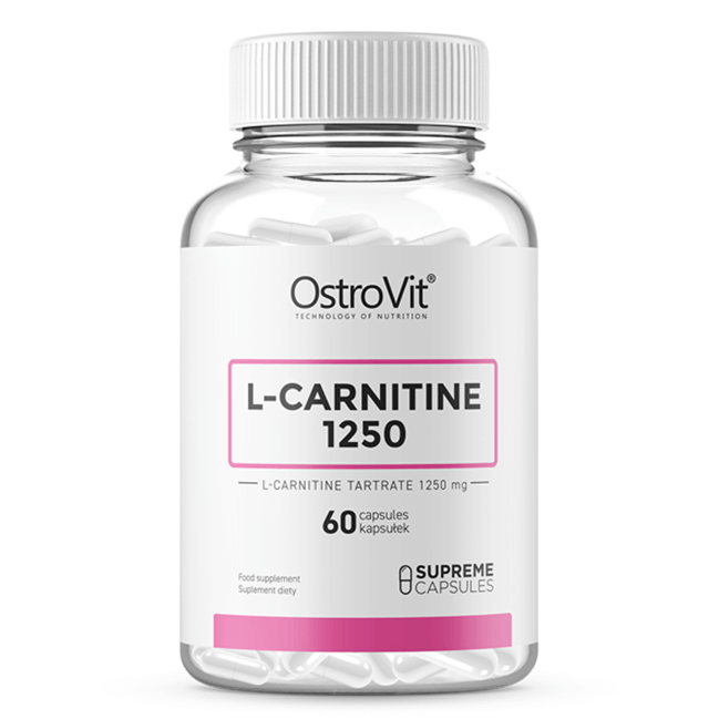 L-carnitina 1250, 60 capsule, OstroVit