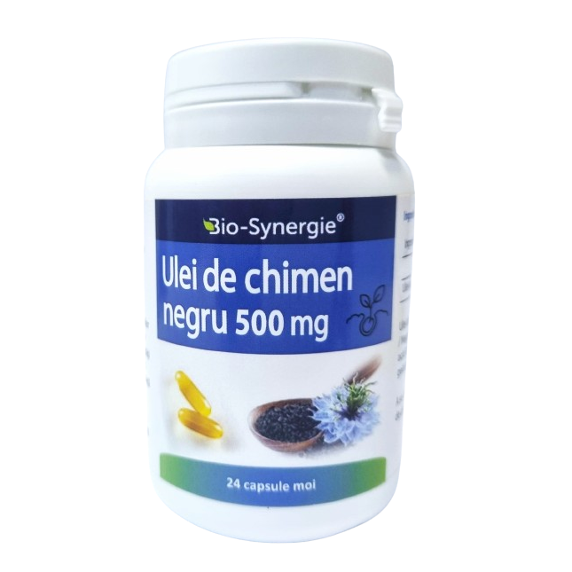 Ulei de chimen negru, 500 mg, 24 capsule, Bio Synergie