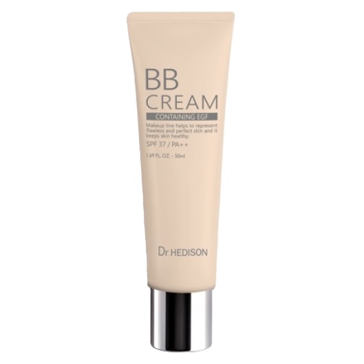 BB Cream cu SPF 37 PA++, Light-Medium Beige, 50 ml, Dr Hedison