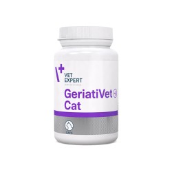 Supliment pentru pisici geriatrice GeriatiVet Cat Twist Off, 60 capsule, VetExpert