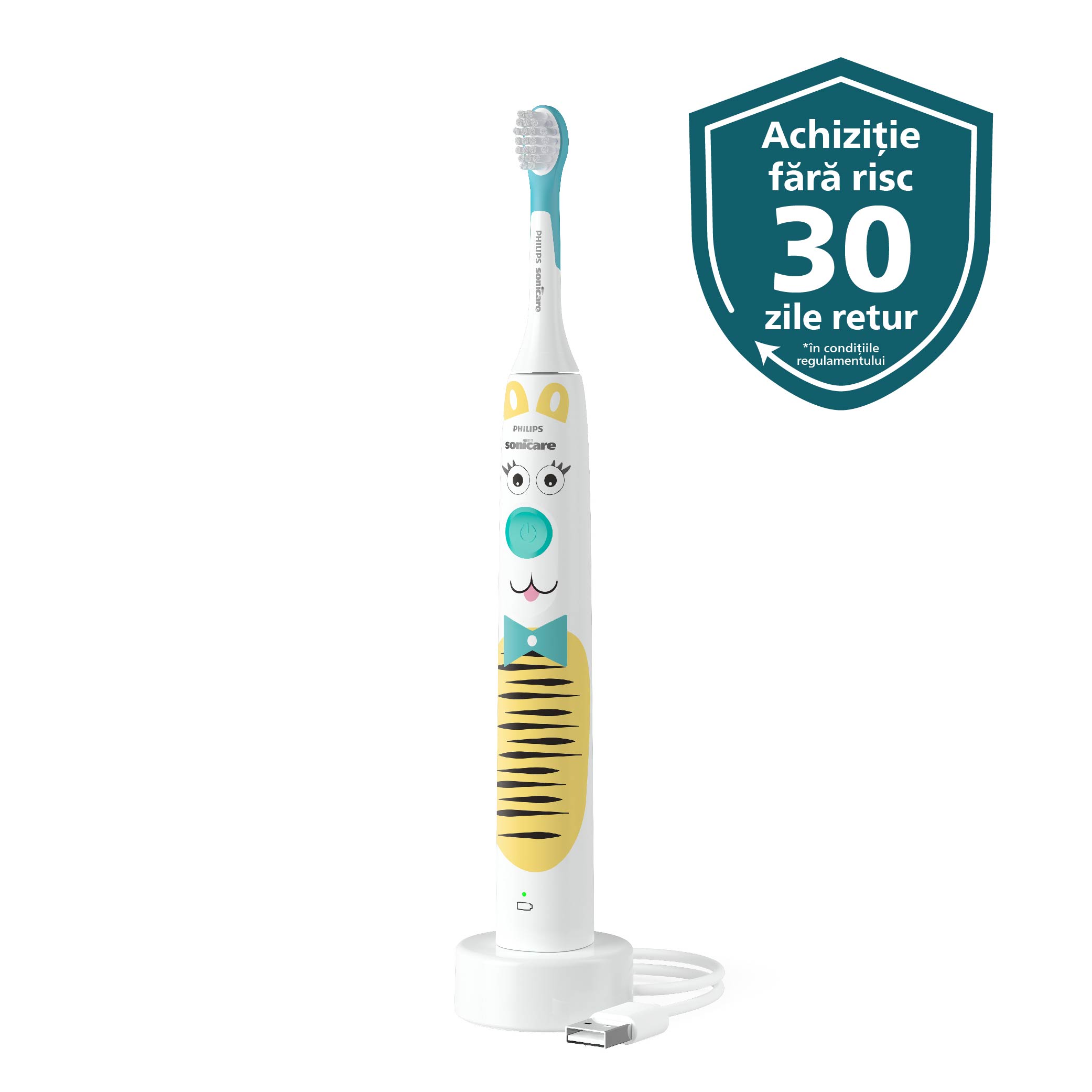 Periuta de dinti electrica pentru copii HX3601/01, Philips Sonicare