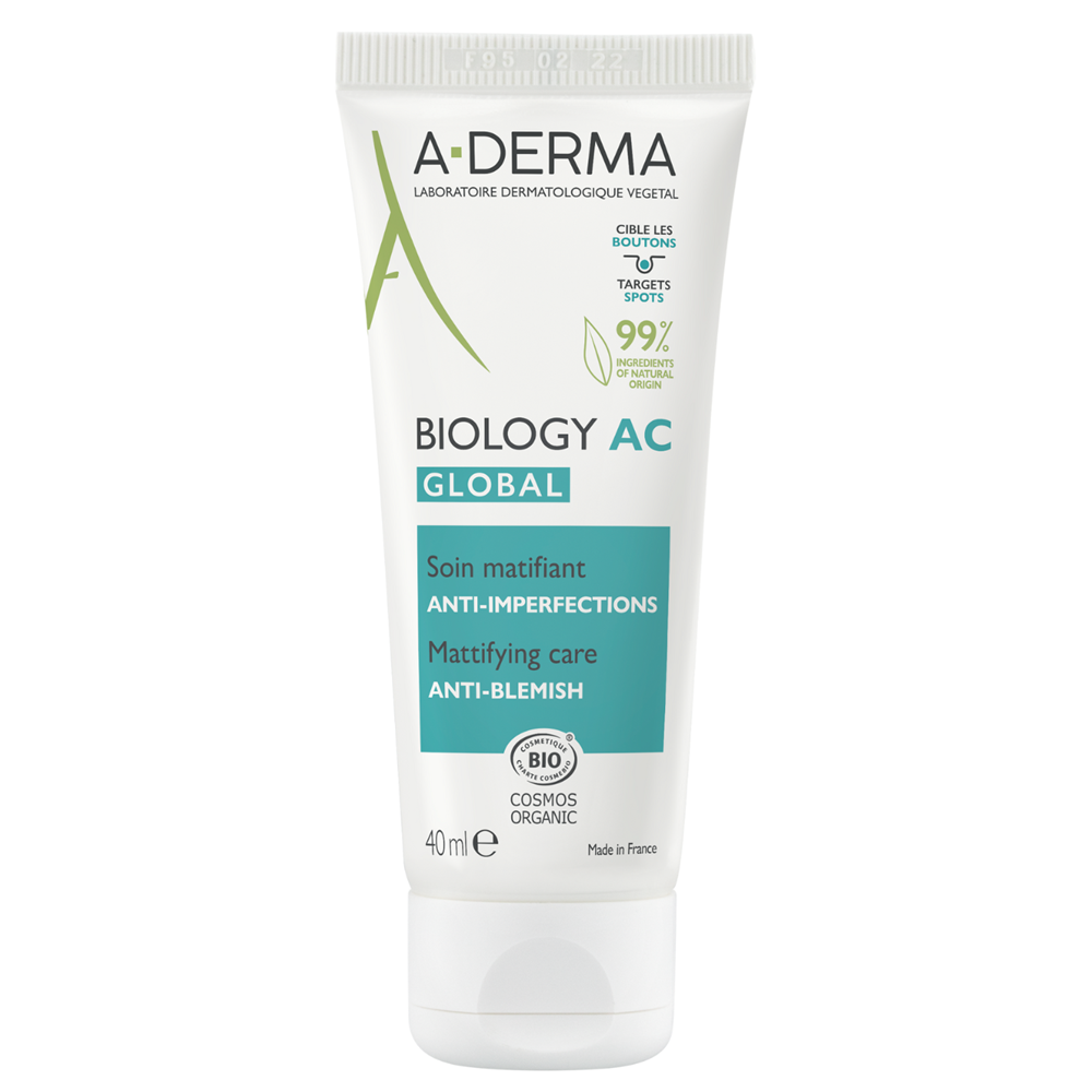 Crema matifianta anti-imperfectiuni Biology AC, 40 ml, A-Derma