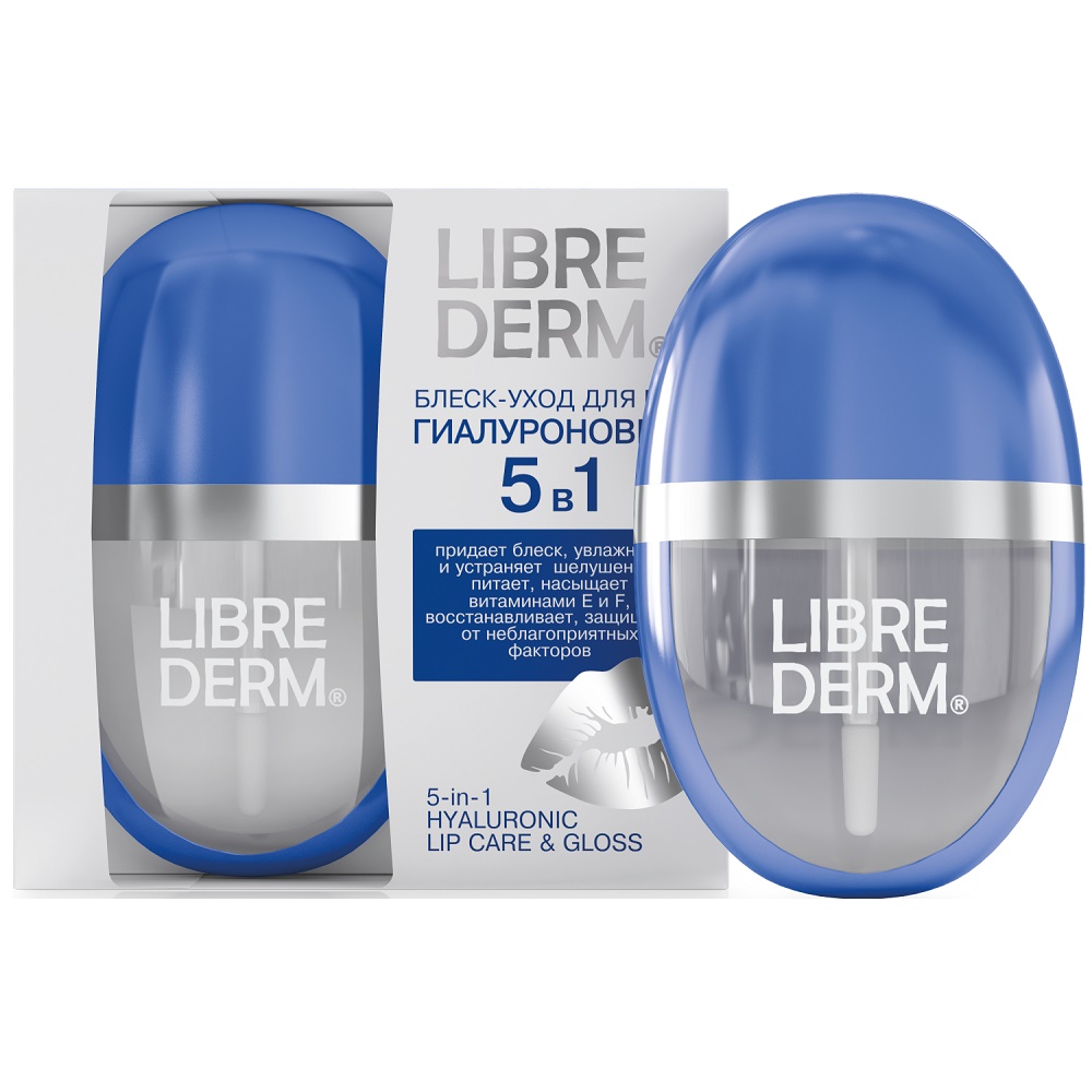 Lip Gloss Hyaluronic 5 in 1, 7 ml, Libre Derm