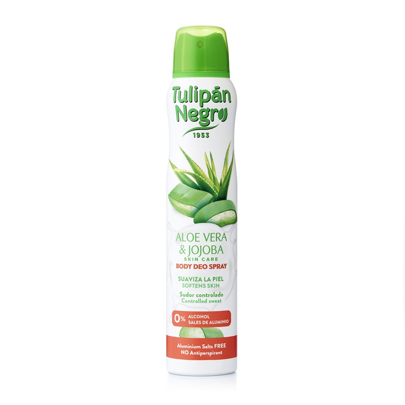 Deodorant Spray cu Aloe Vera, 200 ml, Tulipan Negro