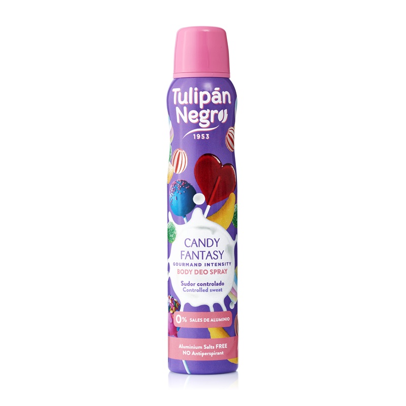 Deodorant Spray Candy Fantasy, 200 ml, Tulipan Negro
