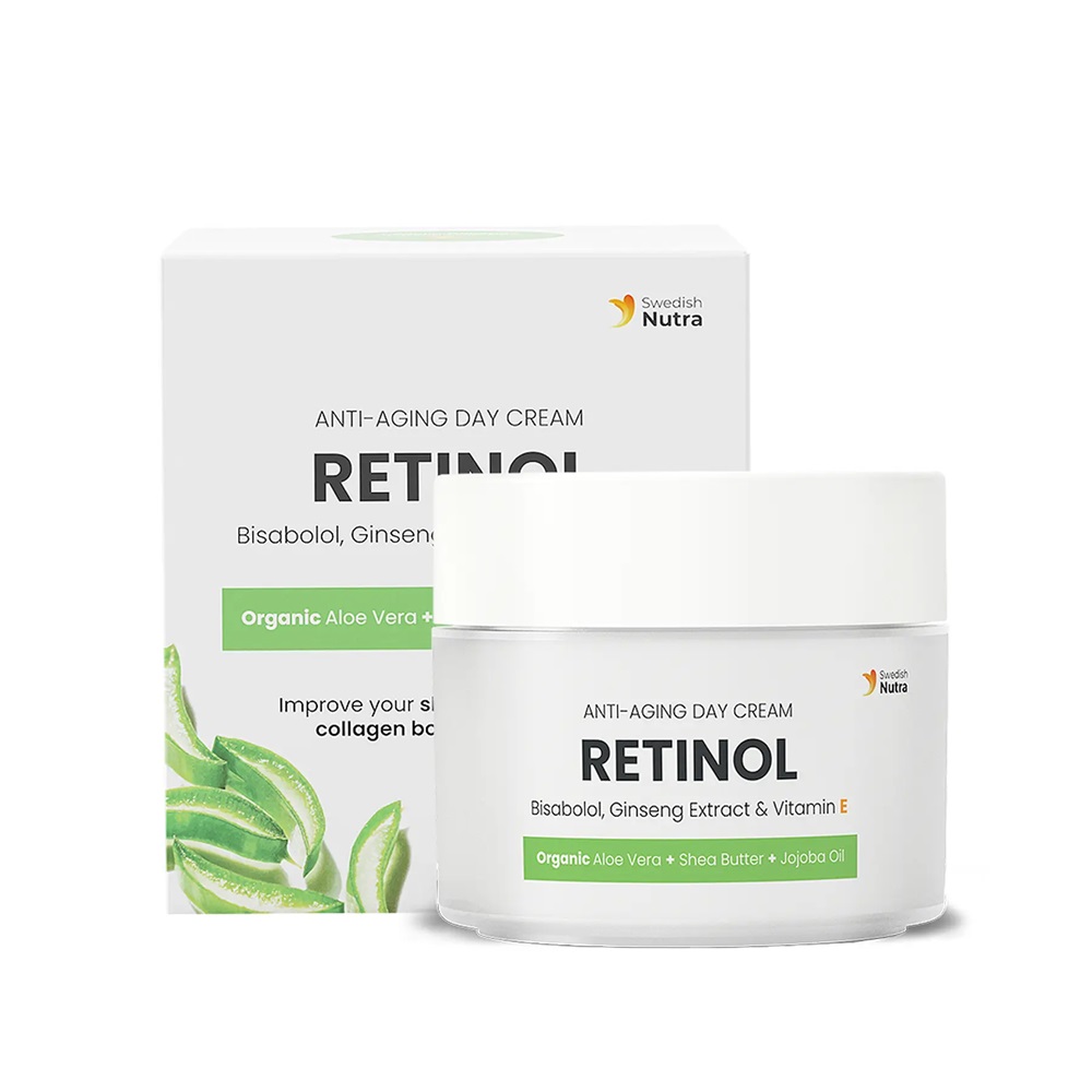 Crema anti-aging de zi cu Retinol, 50 ml, Swedish Nutra