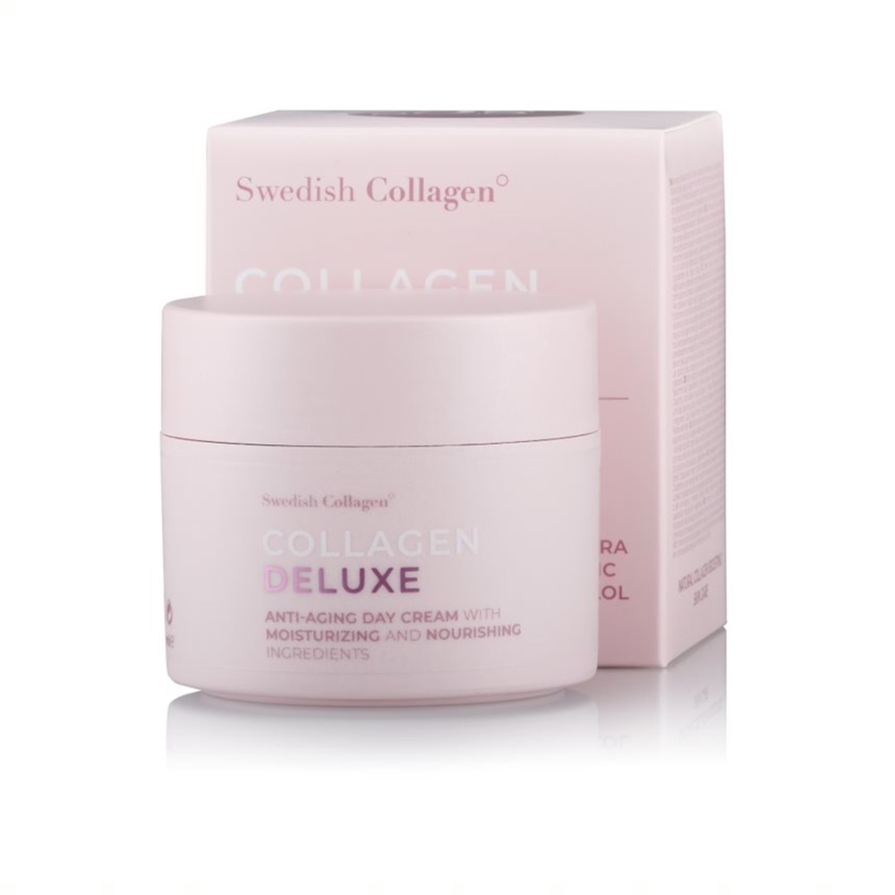 Crema de zi anti-aging cu Retinol Collagen Deluxe, 50 ml, Swedish Collagen