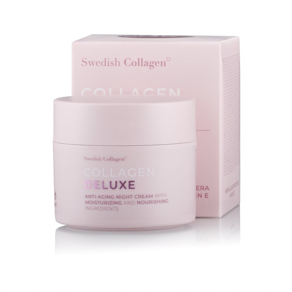Crema de noapte anti-aging cu Retinol Collagen Deluxe, 50 ml, Swedish Collagen