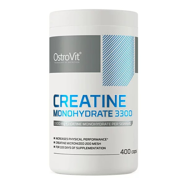 Creatina Monohidrata, 3300 mg, 400 capsule, OstroVit