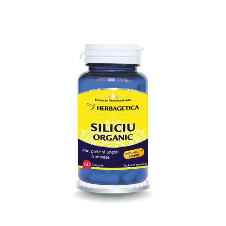 Siliciu Organic, 60 capsule - Herbagetica