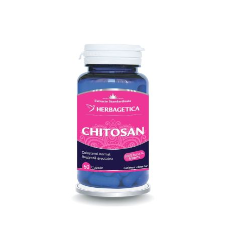 Chitosan, 60 capsule - Herbagetica