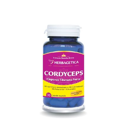 Cordyceps Forte, 30 capsule - Herbagetica