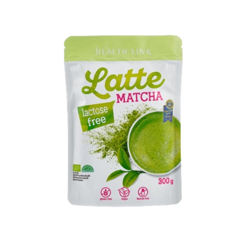 Pulbere bio Matcha Latte, 300 g, Health Link
