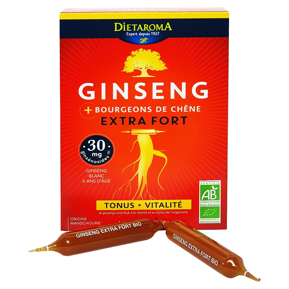 Ginseng Extract de radacina de Ginseng, 20 fiole, Laboratoires Dietaroma