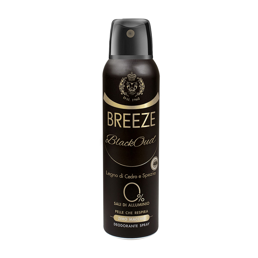 Deodorant spray fara aluminiu Black Oud, 150 ml, Breeze