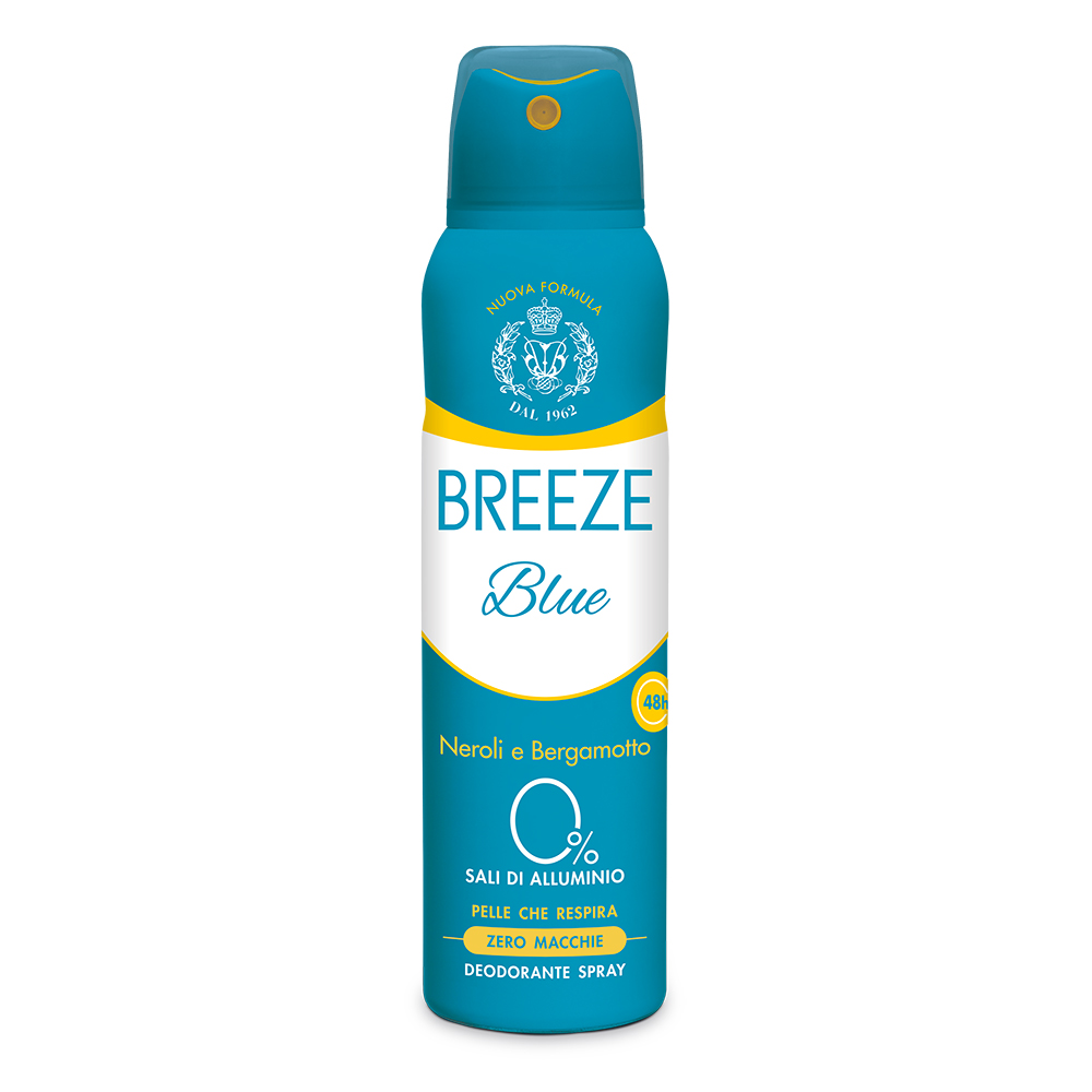 Deodorant spray fara aluminiu Blue, 150 ml, Breeze