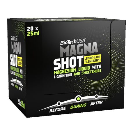 Magna Shot Lemon, 20 fiole x 25 ml, Biotech USA
