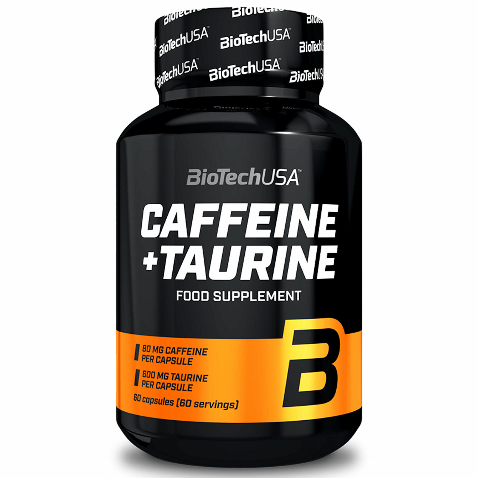 Caffeine + Taurine, 60 capsule, Biotech USA