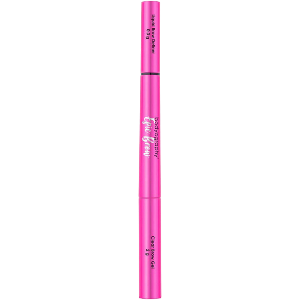Creion lichid pentru definirea sprancenelor + Gel de fixare nuanta Ash Epic Brow, 2.3 g, Bodyography