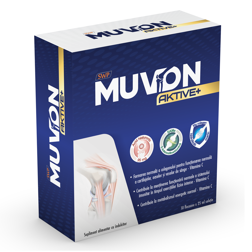 Muvon Aktive Plus, 10 fiole x 25 ml, Sun Wave Pharma