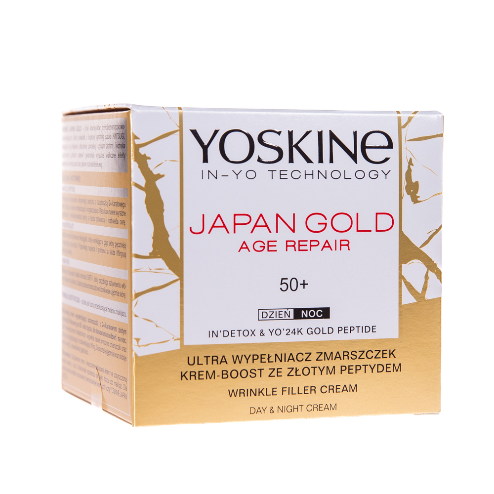 Crema de fata pentru umplerea ridurilor, pentru tenul 50+ Japan Gold, 50 ml, Yoskine