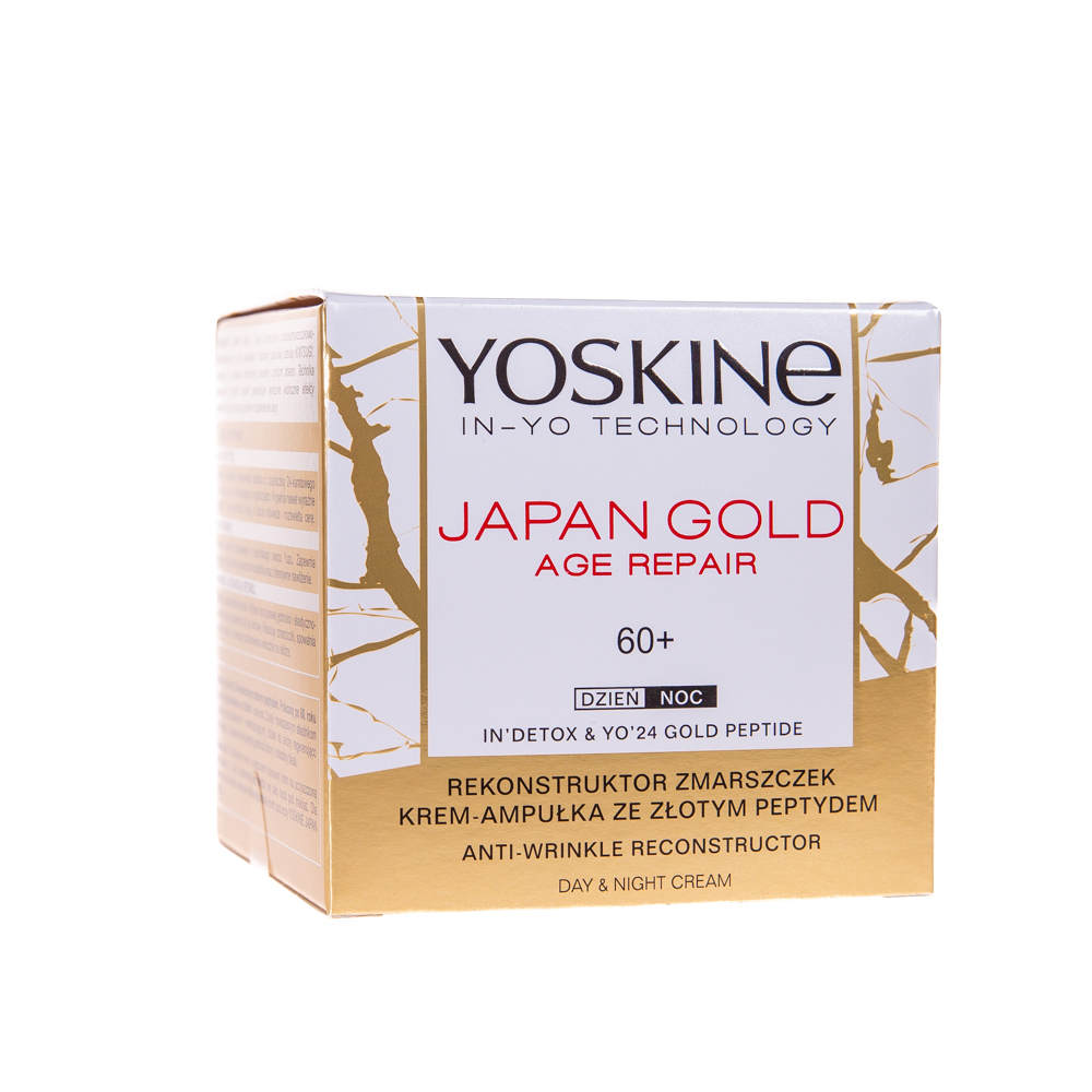 Crema de fata reparatoare antirid, pentru tenul 60+ Japan Gold, 50 ml, Yoskine
