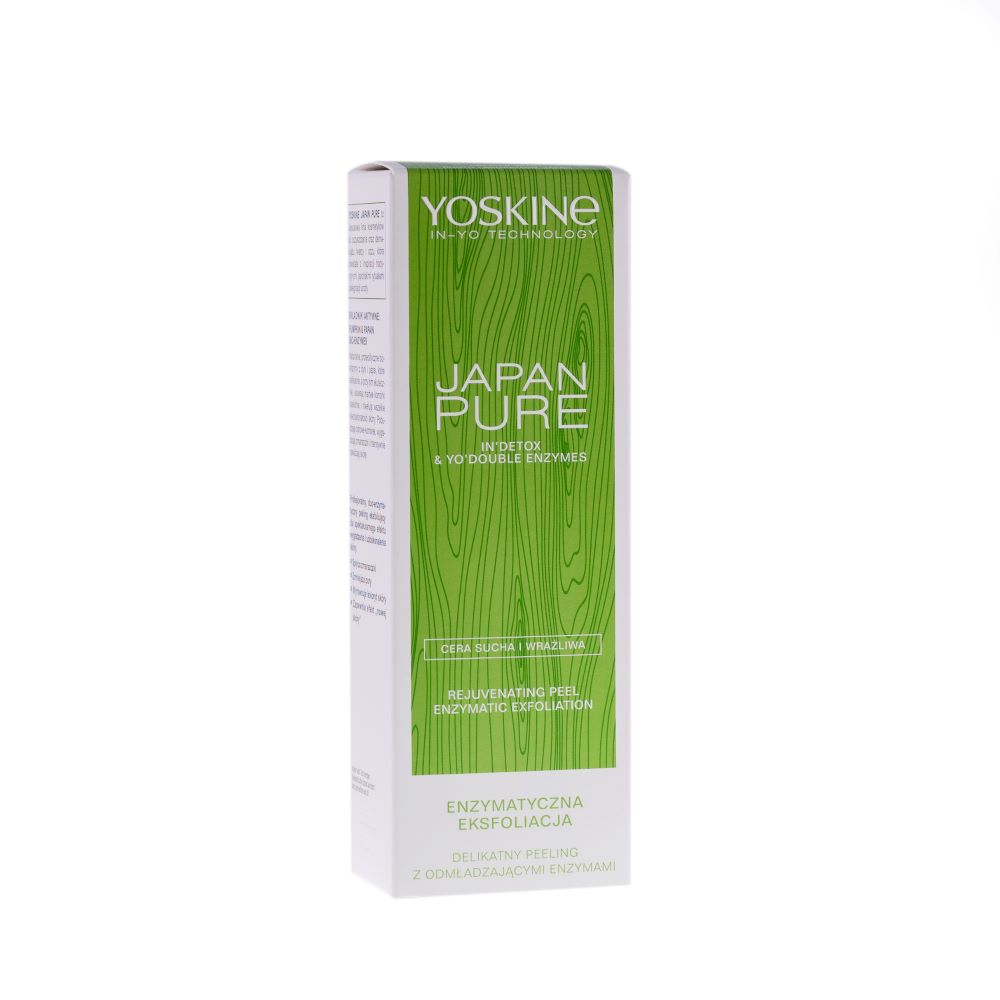 Exfoliant enzimatic si rejuvenant pentru ten uscat si sensibil Japan Pure, 75 ml, Yoskine