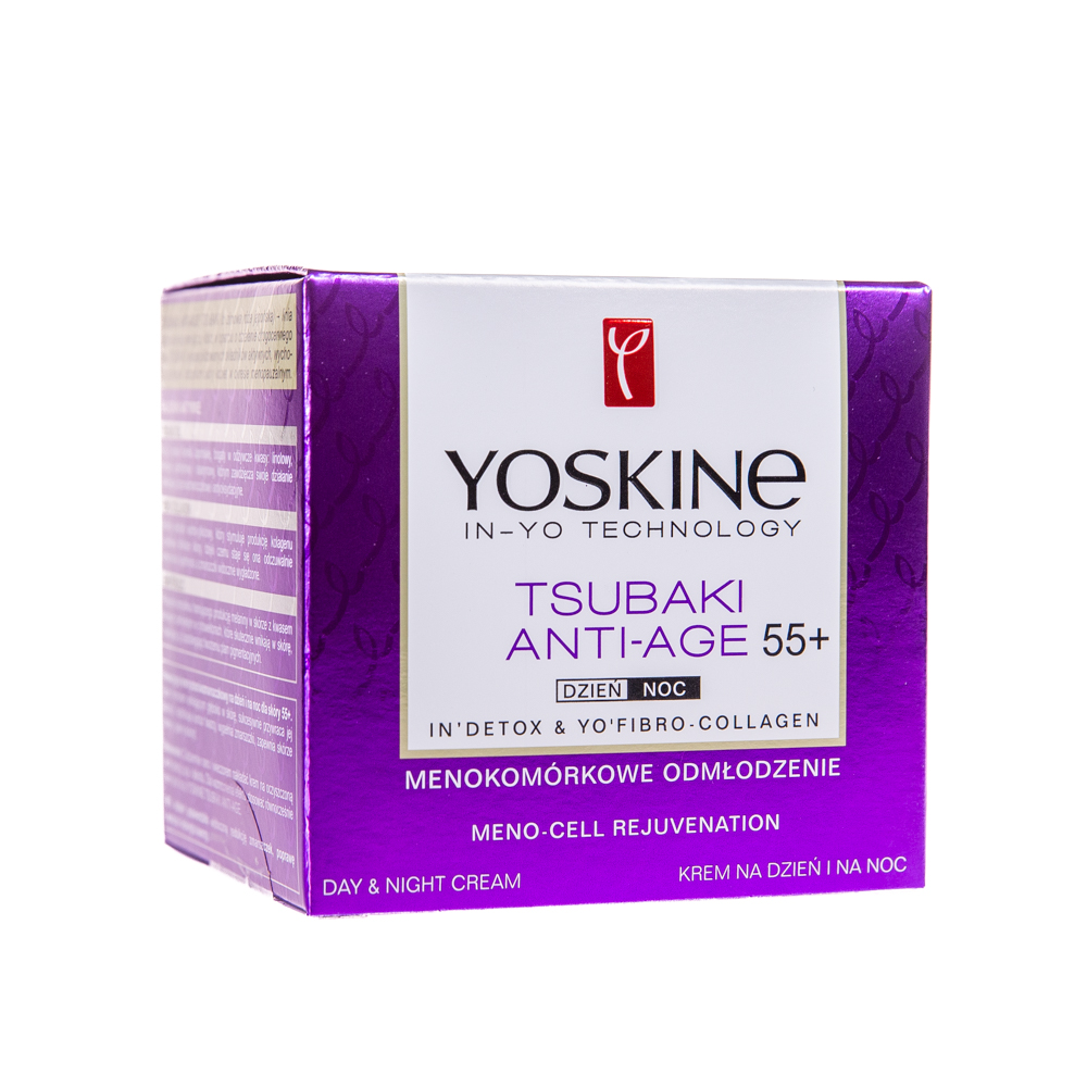 Crema de fata antirid, pentru tenul 55+ Tsubachi Anti-Age, 50 ml, Yoskine