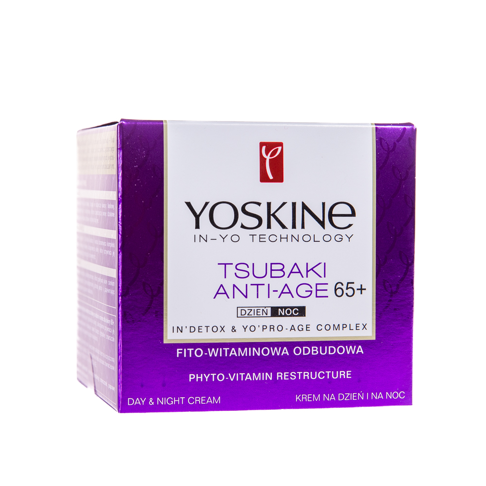 Crema de fata antirid, pentru tenul 65+ Tsubachi Anti-Age, 50 ml, Yoskine