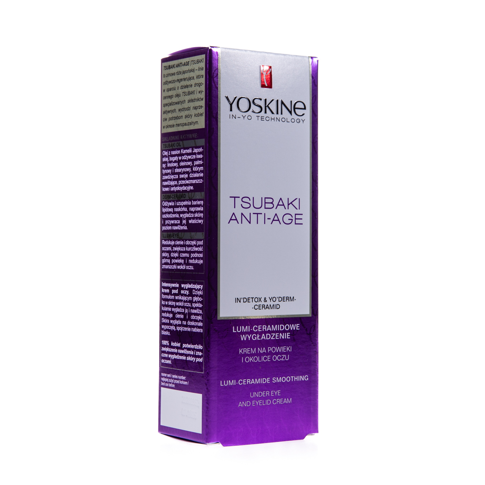 Crema antirid pentru zona ochilor Tsubachi Anti-Age, 15 ml, Yoskine