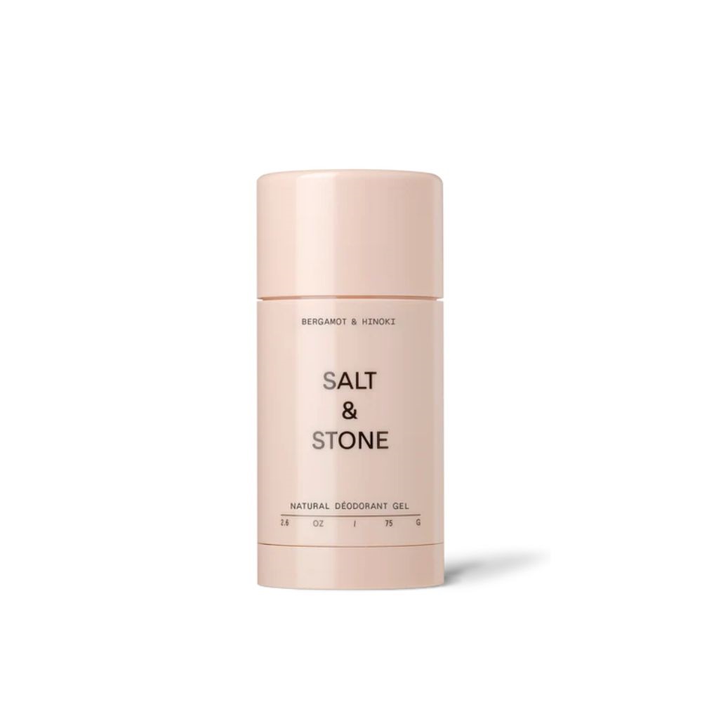 Deodorant natural pentru piele sensibila cu Bergamota si Hinoki, 75 g, Salt & Stone