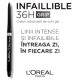 Creion mecanic de ochi tip gel Nuanta Intense Black Infaillible 36H Grip, 1.2 g, LOreal 585811