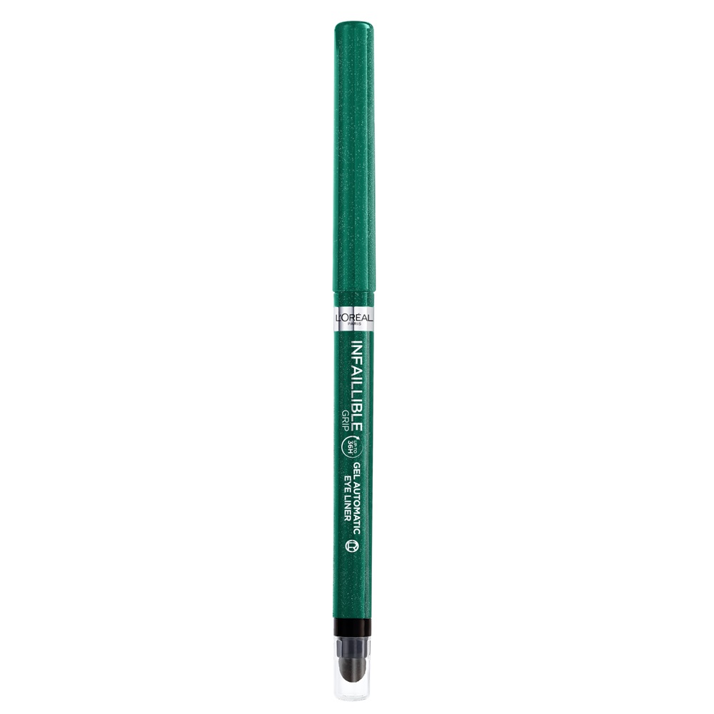 Creion mecanic de ochi tip gel Nuanta Emerald Green Infaillible 36H Grip, 1.2 g, LOreal