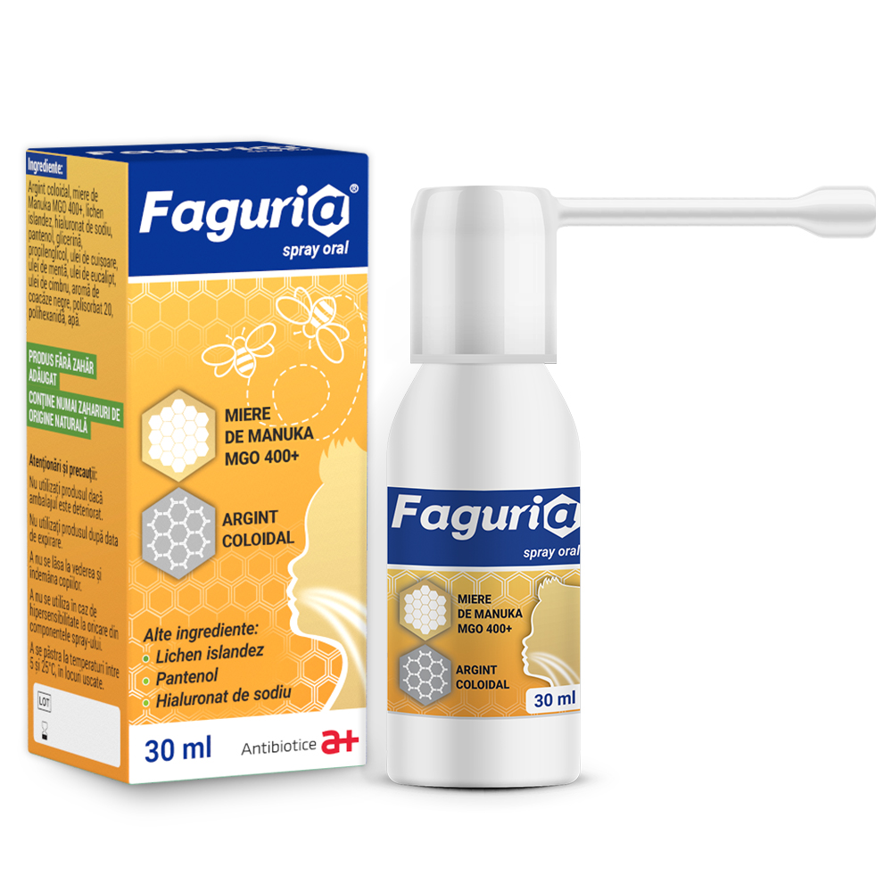 Faguria spray oral, 30 ml, Antibiotica SA