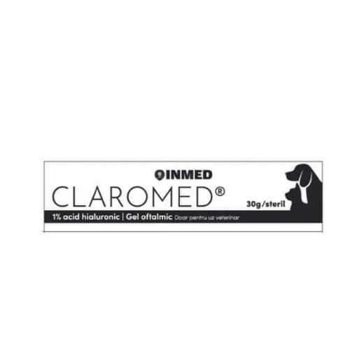 Gel oftalmic pentru caini si pisici Claromed, 30 g, Inmed
