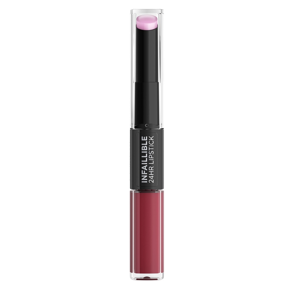Ruj lichid rezistent la transfer Nuanta 302 Rose Eternite Infaillible 24H Lipstick, 6.4 ml, LOreal